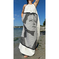 Cotton Halter Dress – Graphic Art Print
